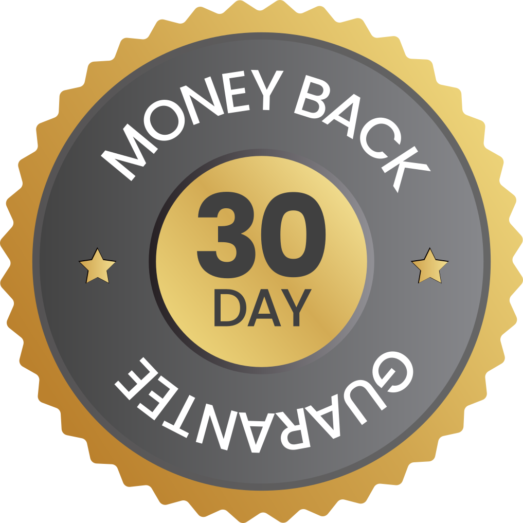 30-day money-back guarantee badge for SpyCar